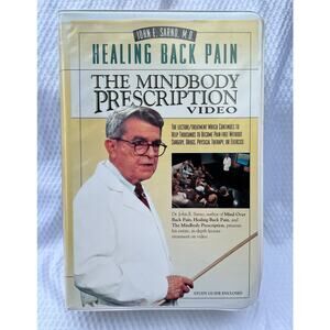 John Sarno VHS: Healing Back Pain The Mindbody Prescription